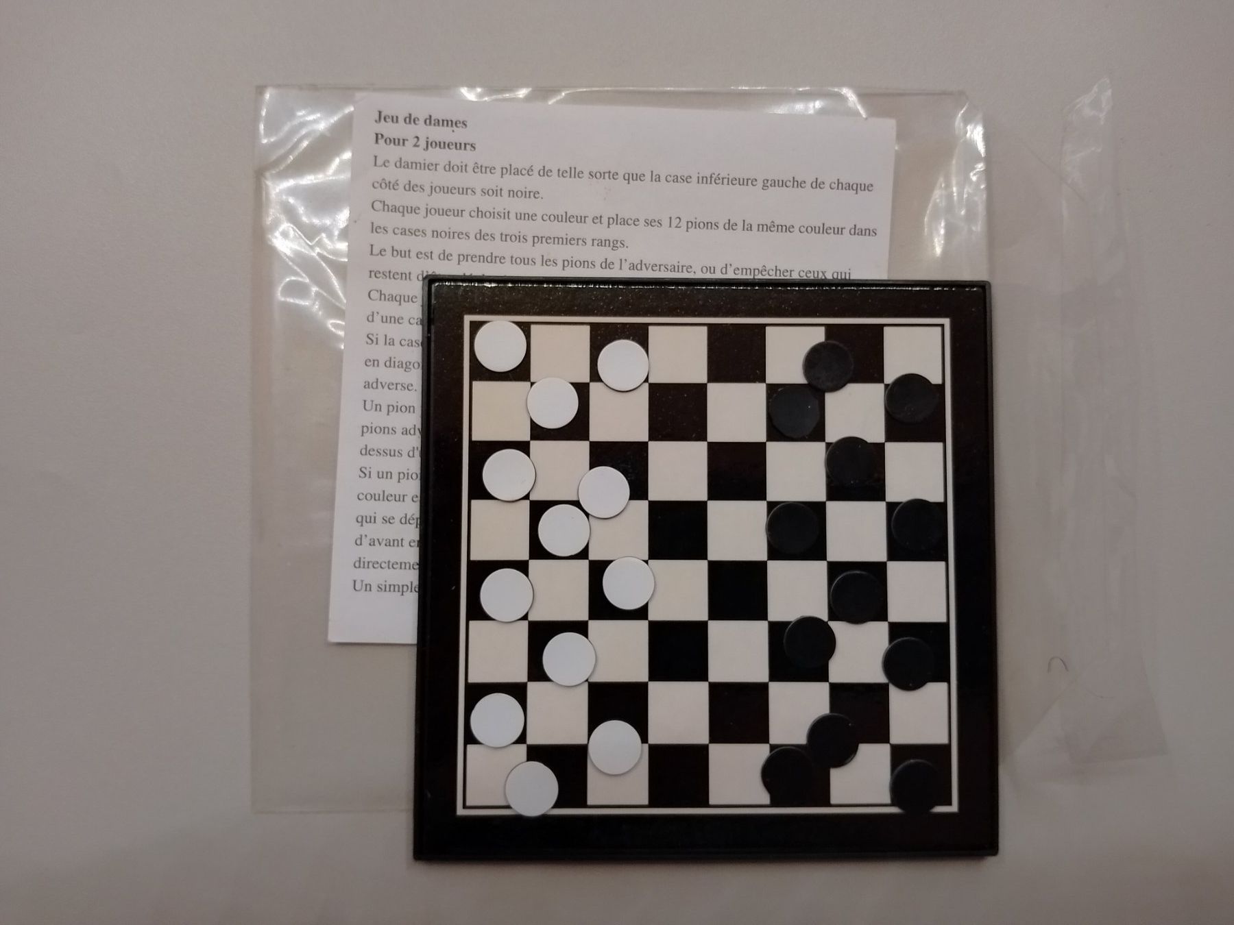 Giochi: Jeu de dames, format voyage – Usato da Echandens venduto da Gamora32