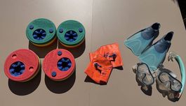 Delphin Schwimmscheiben, Speedo Schwimmflügel