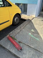 Warnaufsteller faltbar orange Baustelle gebraucht