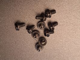 10 PC Gehäuse Schraube schwarz