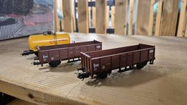 Modelleisenbahn Waggons und Kesselwagen Shell Konvolut