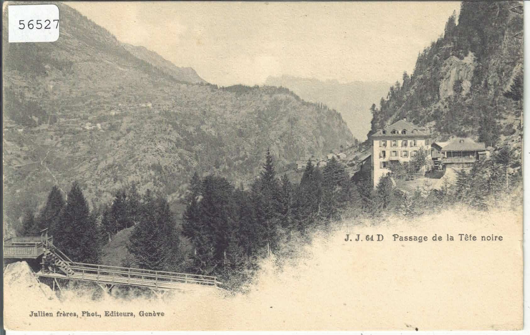 Cartes postales: Passage du la Tete-Noire - Hotel – D'occasion à Ettingen par Kartenplanet