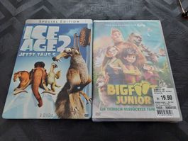 ICE age 2 &  Big Foot  Junior  ( 3 DVDs)
