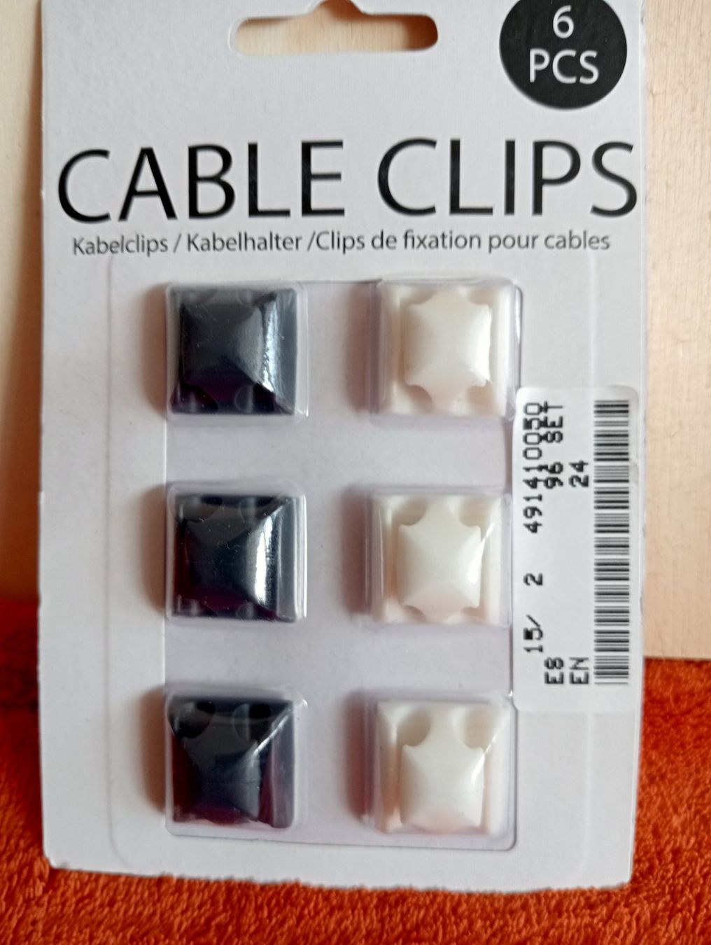 Sonstiges Elektromaterial: Kabel Clips / Kabelhalter - 6 Stk. - Neu & Original – Neu und originalverpackt aus Grüningen von Urtica