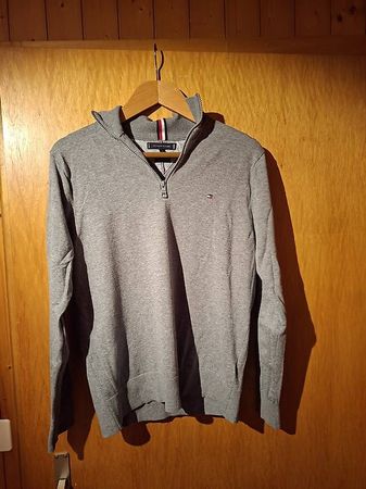 Tommy Hilfiger Zipper Pullover grau