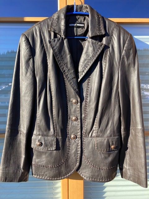 Gerry Weber Giacche: Leder Jacke Damen – Usato da Laax GR venduto da Huwy01