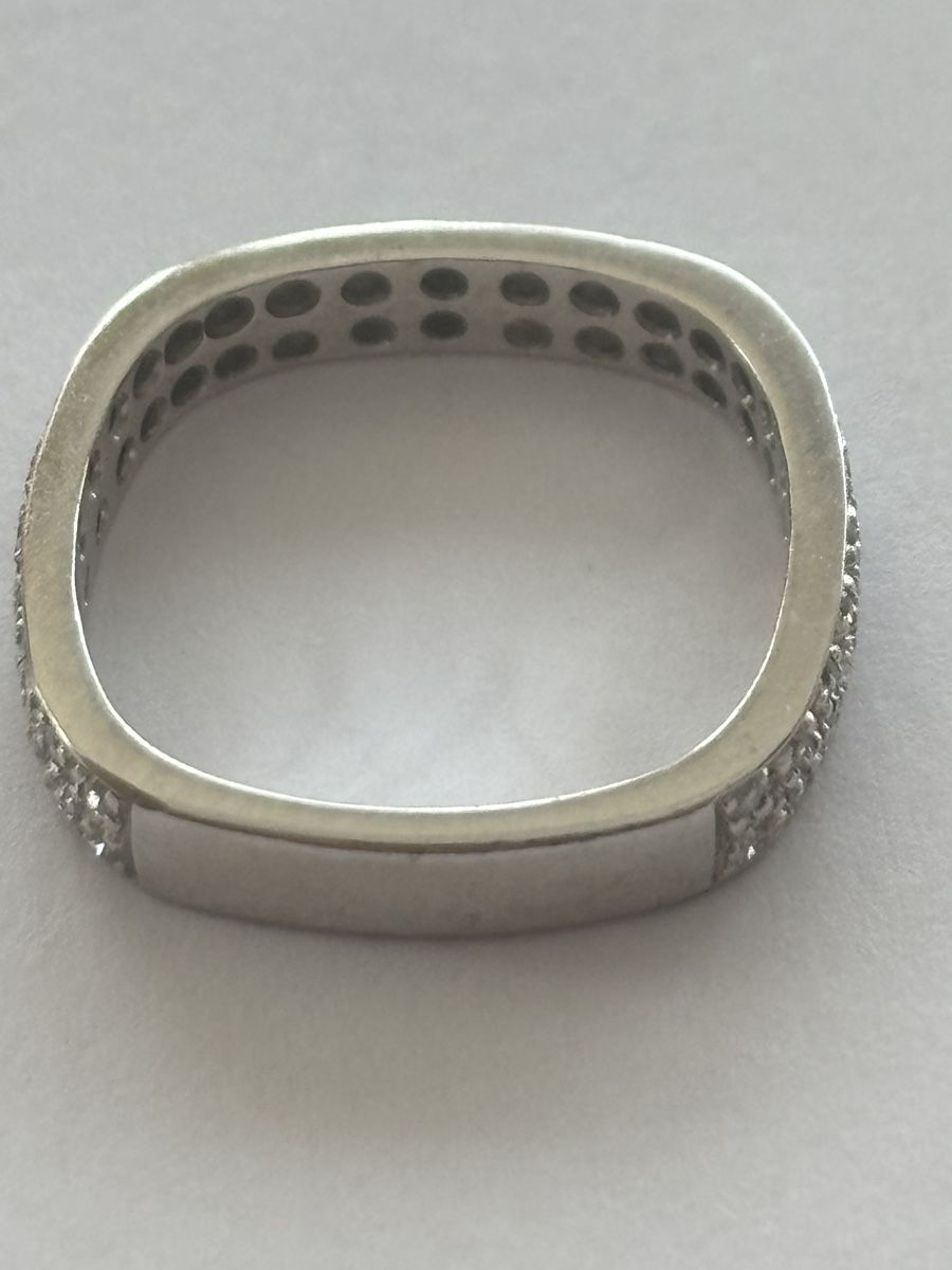 Anelli: Damenring, Weissgold 750 mit Diamanten – Usato da Langnau am Albis venduto da flusspflege 4