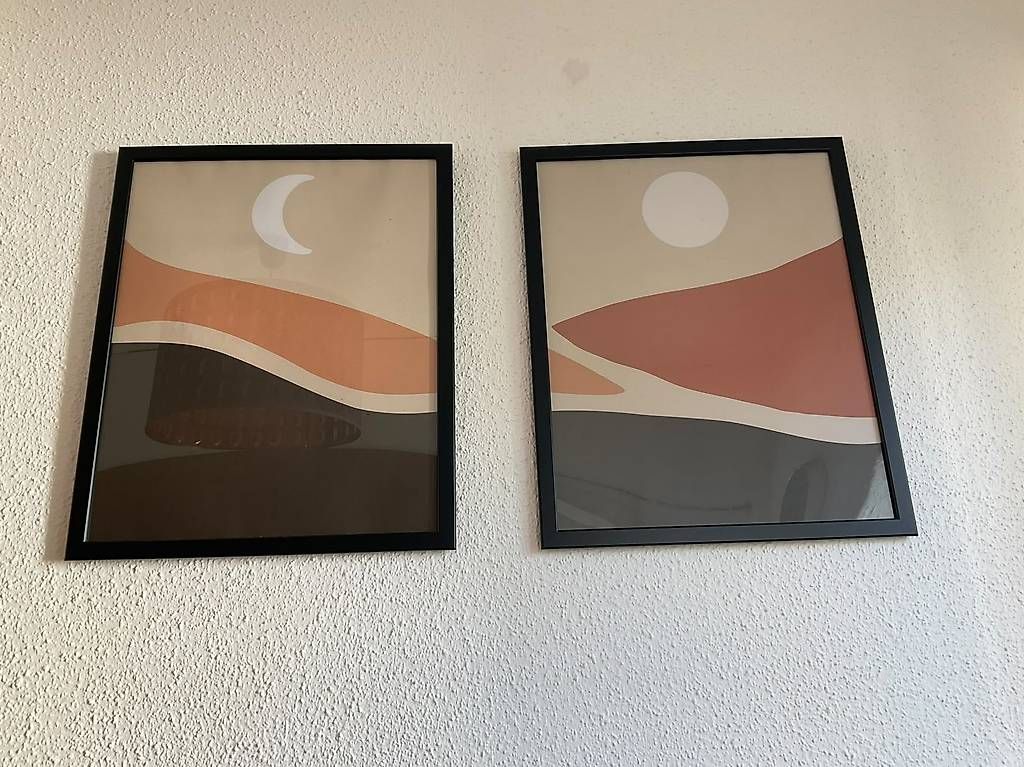 Poster & Bilder: 2 abstract framed prints - set – Gebraucht aus Zurich von sof_pz8l 1
