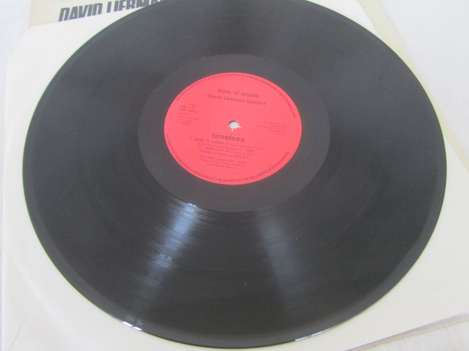 Dischi in vinile: David Liebmann Quintet:  Doin`it Again – Usato da Seengen venduto da mikelele 1