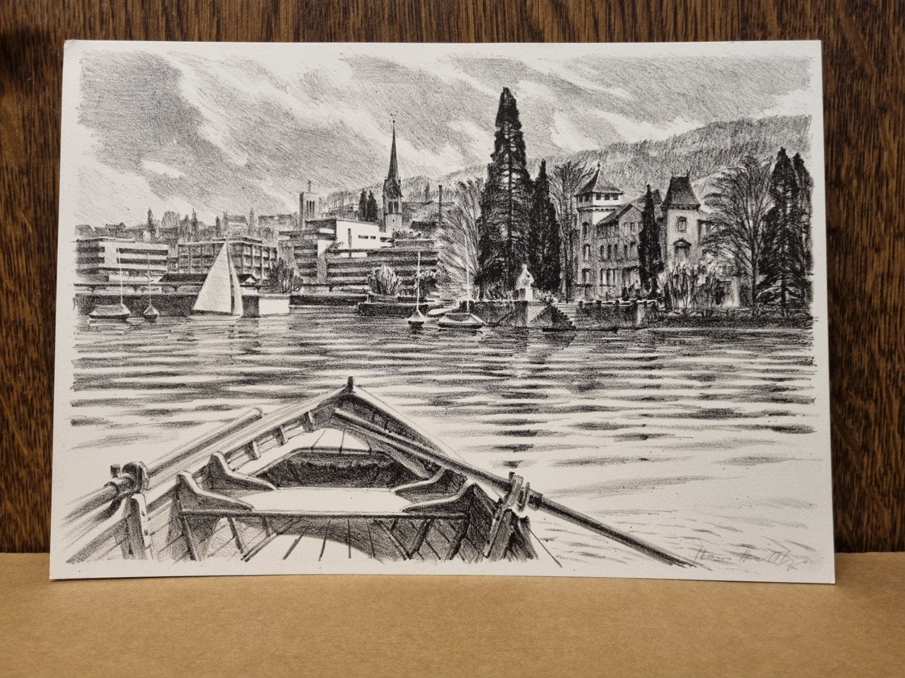 Grafica & Litografie: Hans Matthys Handsigniert – Usato da Schaffhausen venduto da Leveron13 1