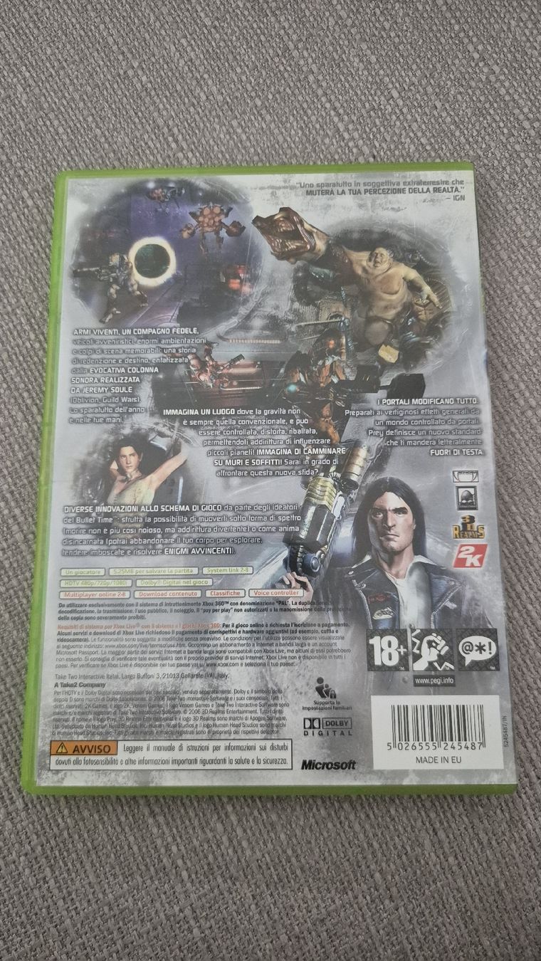 Microsoft Giochi: Prey - XBOX 360 – Usato da Locarno venduto da Johnnys_Retro_Shop 1