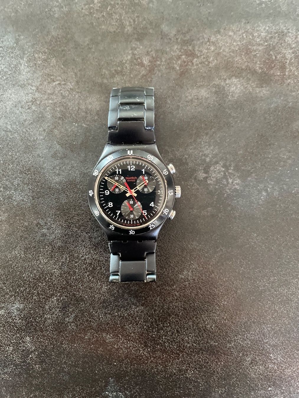Swatch Orologi: Montre Swatch Irony Chrono Aluminium – Usato da Vallamand venduto da Bricbracbroc82