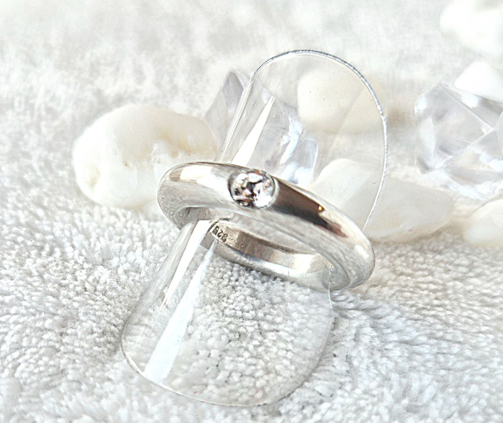 Swarovski Anelli: Ring  Silber 925  Swarovski  NEU – Nuovo e nell'imballaggio originale da Dielsdorf venduto da kumsch 3