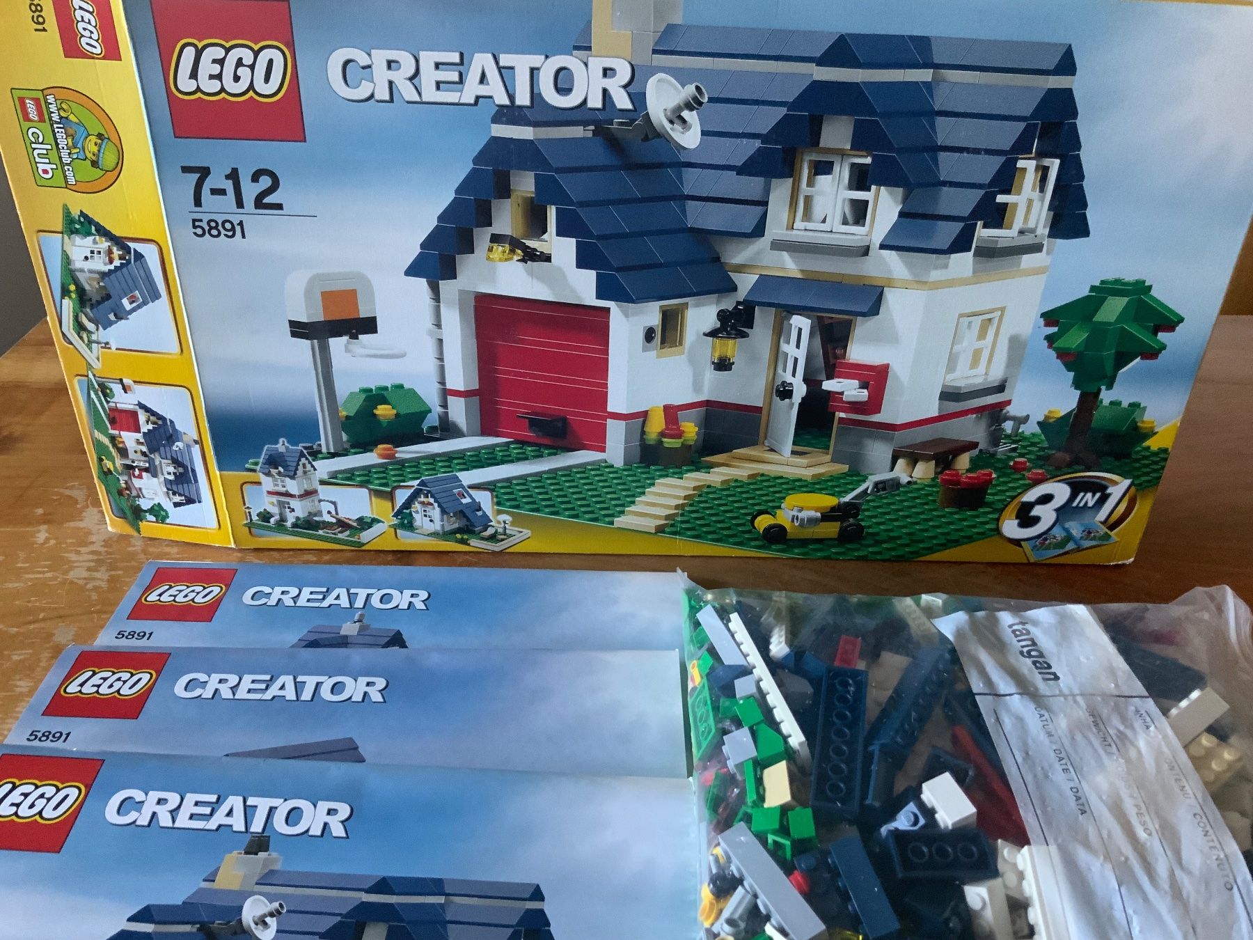 Lego Spielzeuge: LEGO Creator 5891 Haus mit Garage – Gebraucht aus Lanzenhäusern von mfh05