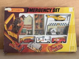 Matchbox Emergency Set G-7 1979 Boîte et contenu.