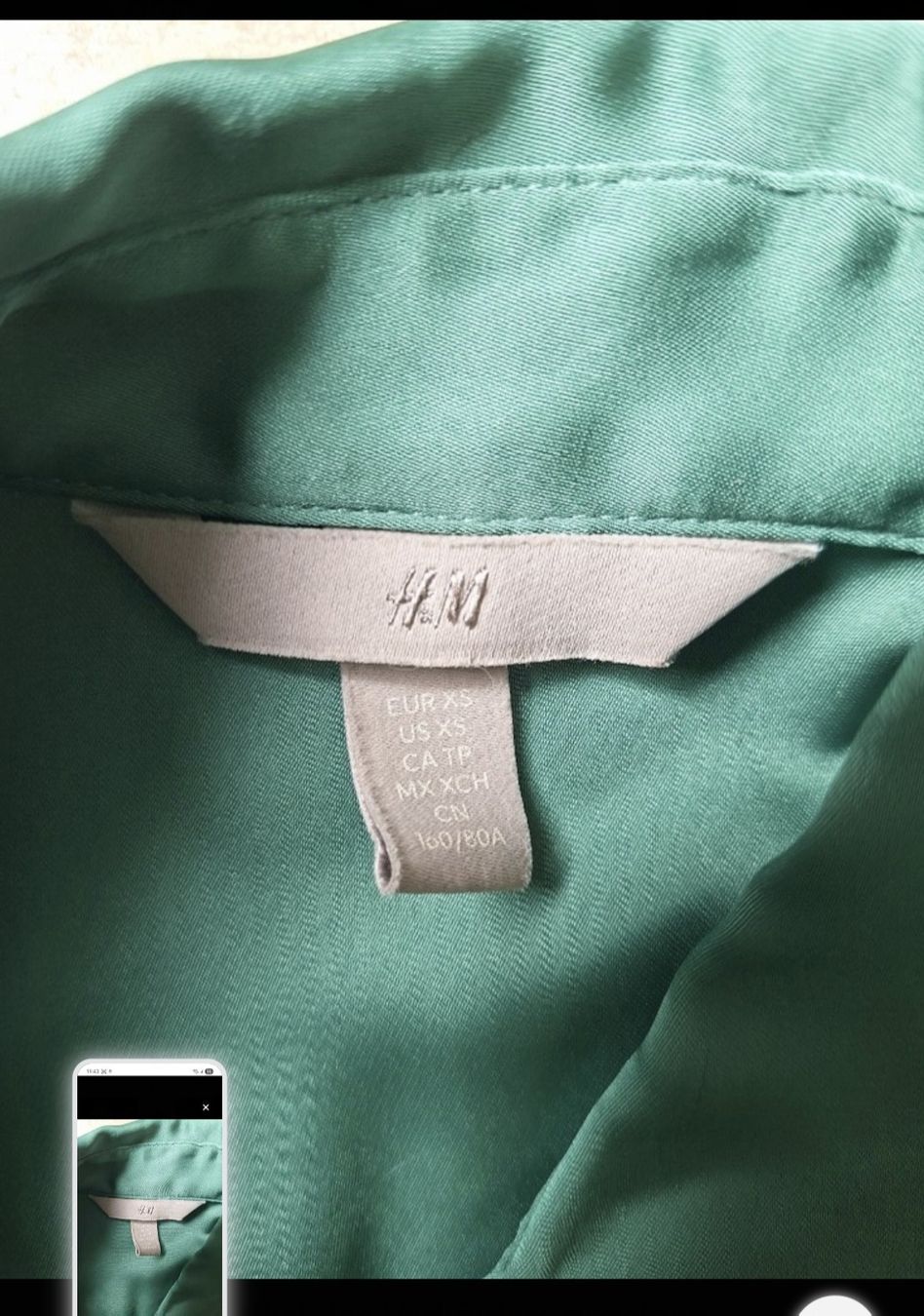 H&M Camicette: Grüne H&M Bluse in Grösse XS – Usato da Klingnau venduto da vollmond36 5