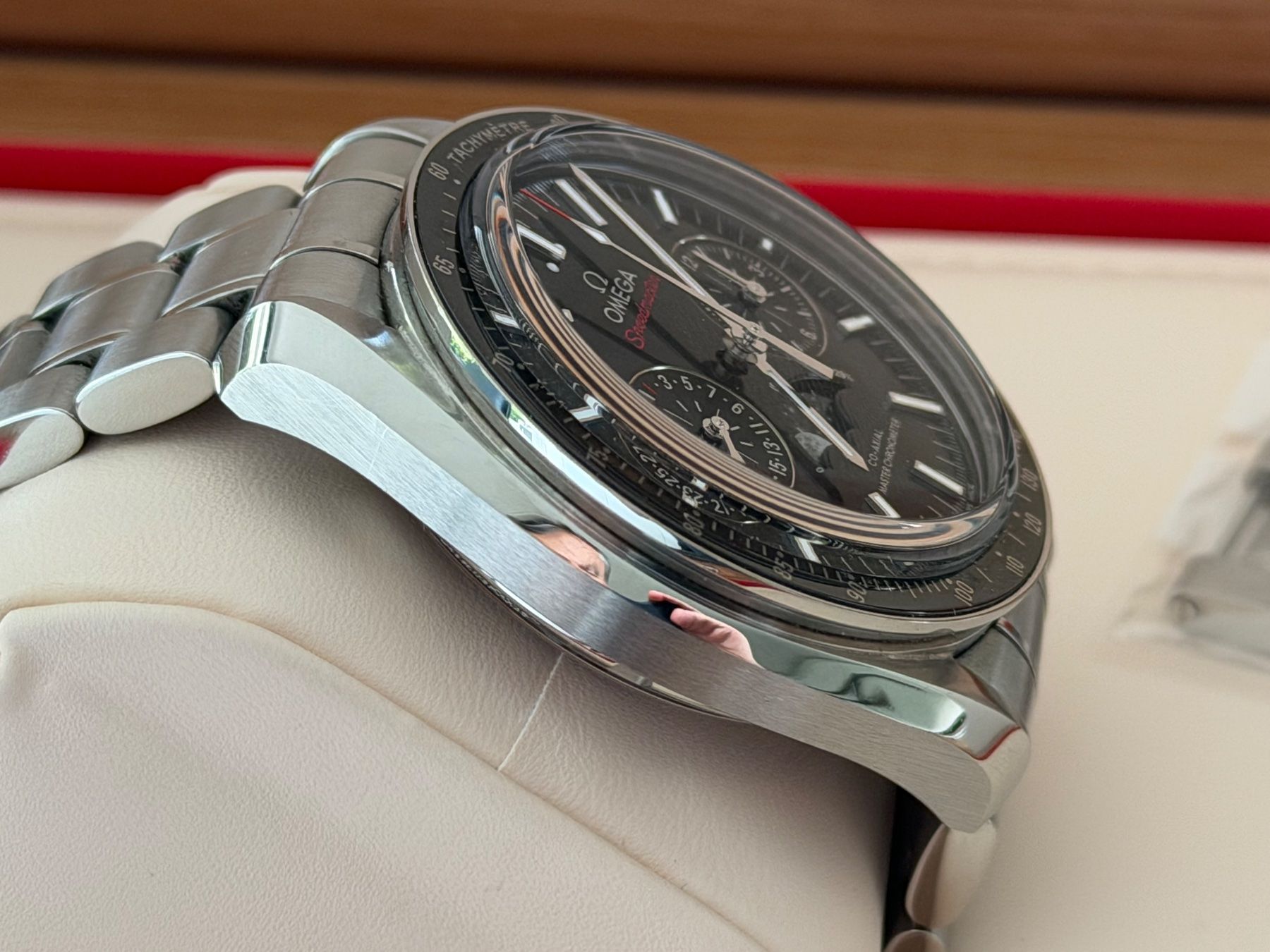 Omega Orologi: Omega Speedmaster Moonphase Chronowatch 44mm – Usato da Aarau venduto da trader1000 3