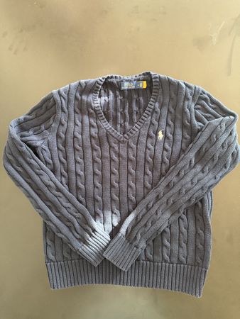 Polo Ralph Lauren, Zopfpulli, Dunkelblau, Gr.M, Baumwolle