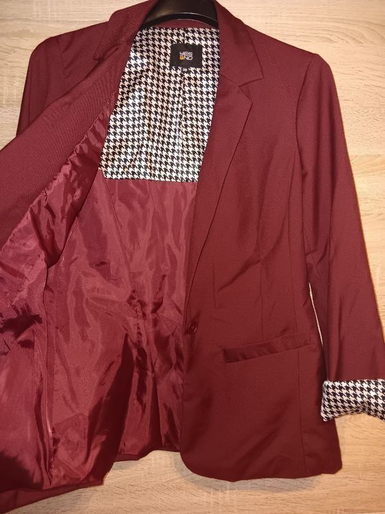 Giacche: Damen Blazer Bordeaux,Gr.38 – Nuovo (secondo la descrizione) da Oftringen venduto da Jul.ia 2