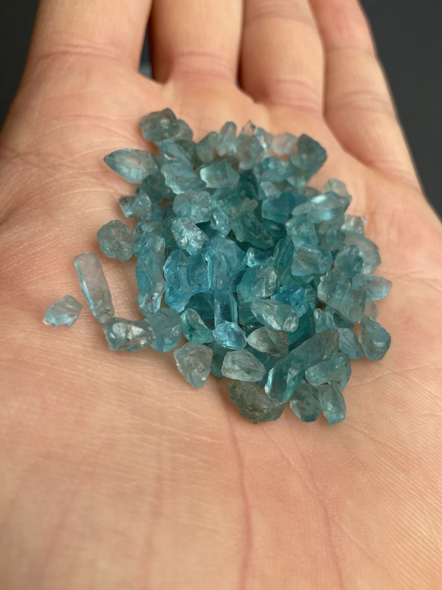 Mineralien & Heilsteine: blauer Apatit Splitter Lot 112g – Neu (gemäss Beschreibung) aus Biel von djvalbnc 2