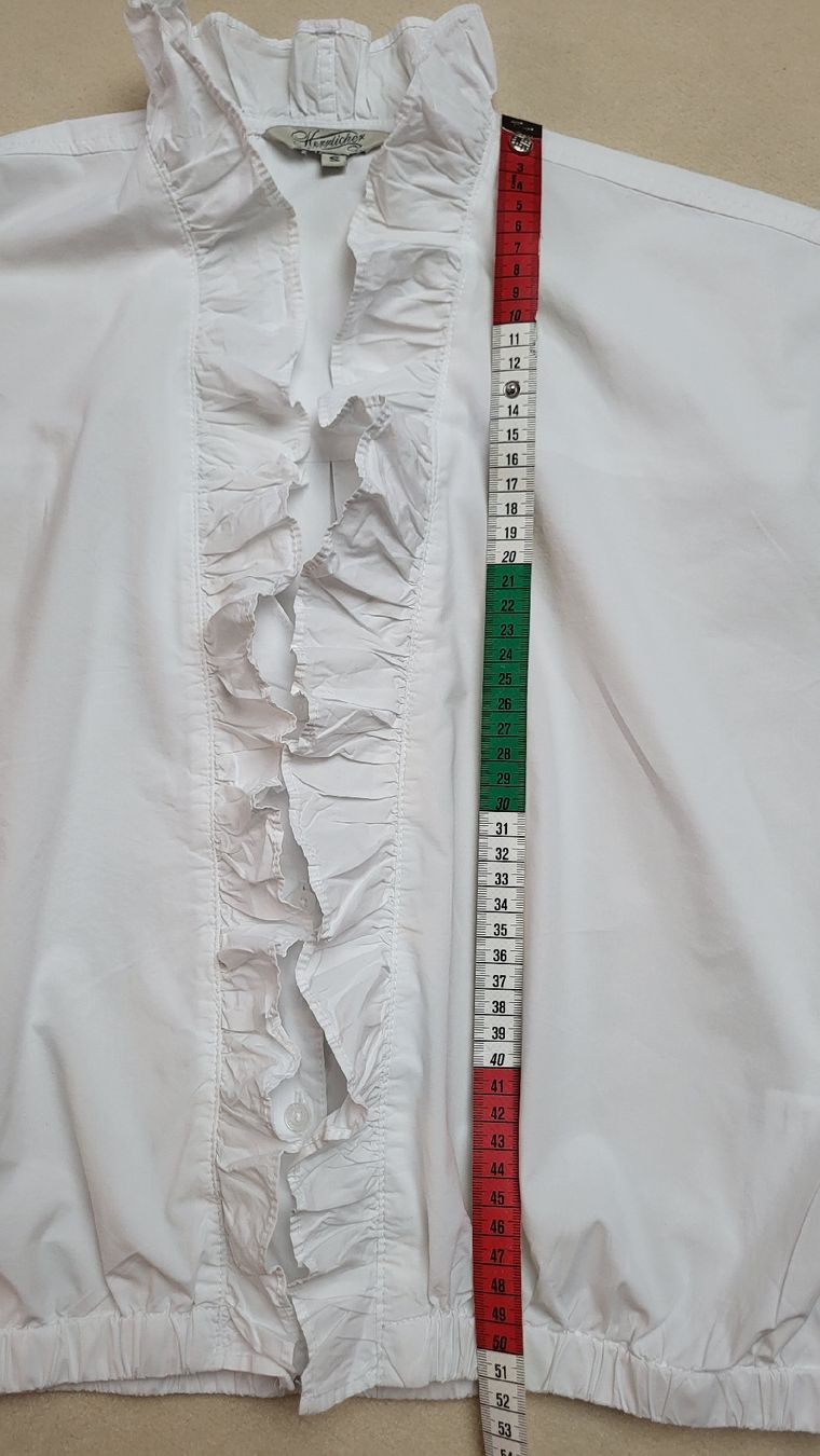 Herrlicher Camicette: Herrlicher Bluse, weiss, Gr. S, mit Rüschen – Nuovo (secondo la descrizione) da Wolfhausen venduto da Steffi0 3