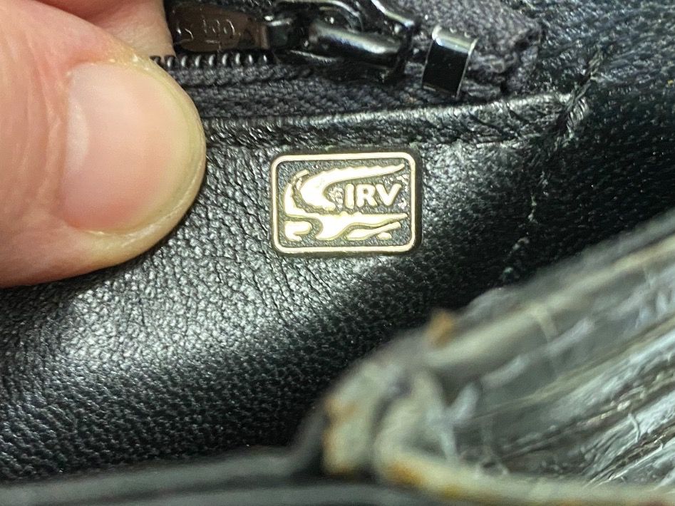 Vintage IRV Krokodilleder Handtasche (Gebraucht) in Hindelbank für