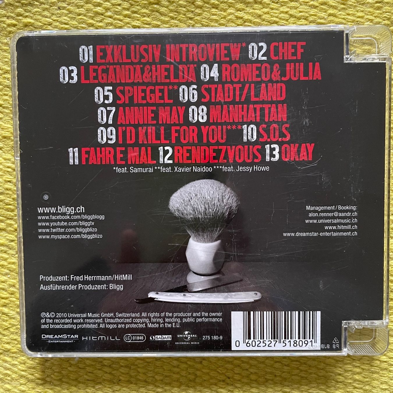 CDs: BLIGG-MIT UNTERSCHRIFT BART ABER HERZLICH – Gebraucht aus Rorschacherberg von CD-Roli 1