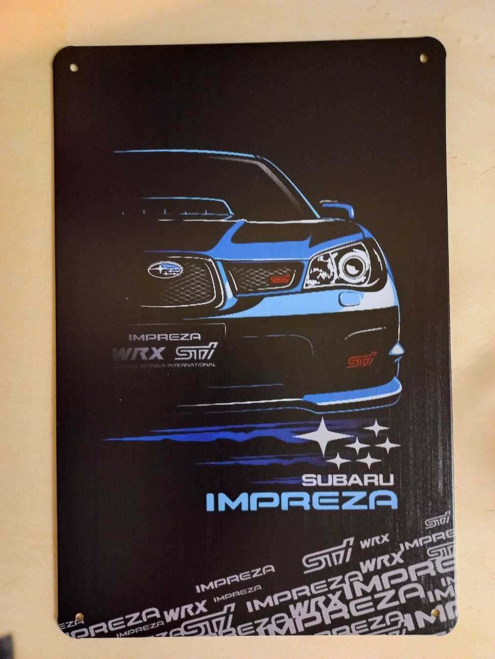 Ecriteaux: Subaru Impreza sti Blechschild – Neuf avec emballage d'origine à Alberswil par mech350