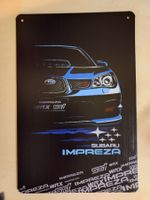 Subaru Impreza sti Blechschild