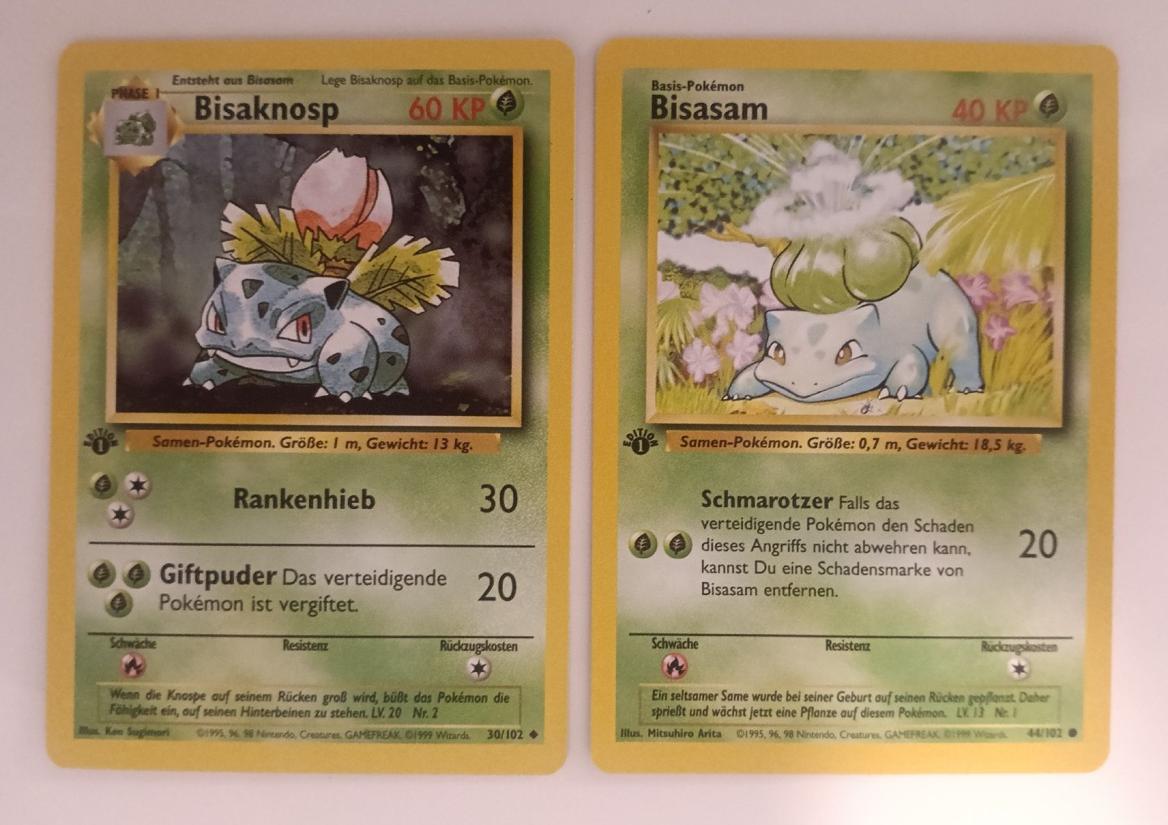 Pokémon Carte collezionabili:  Pokemon  Base Set 1. Edition Starter Sammlung – Usato da LEUZIGEN venduto da mic_sdh5 2