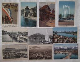 Luzern  Ansichtskarten  von Alt bis neuere  12 Karten