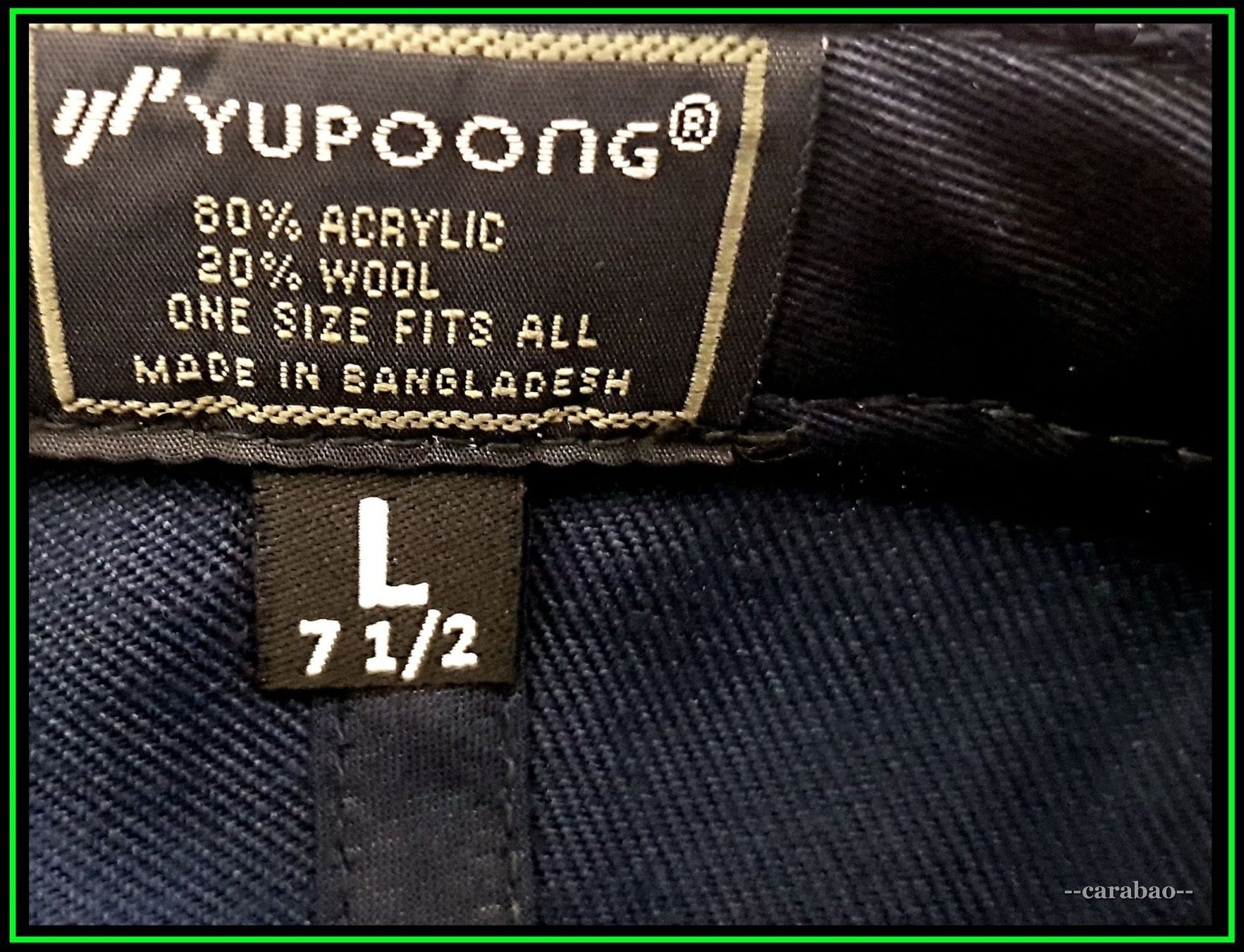 Copricapi, berretti & cappellini: Original YUPOONG Fitted Cap / Dunkelblau / Gr. L – Nuovo (secondo la descrizione) da Winterthur venduto da -carabao- 4