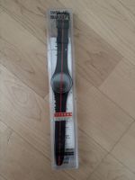 Swatch Uhr LIMITED EDITION Schwarz Rot ungetragen