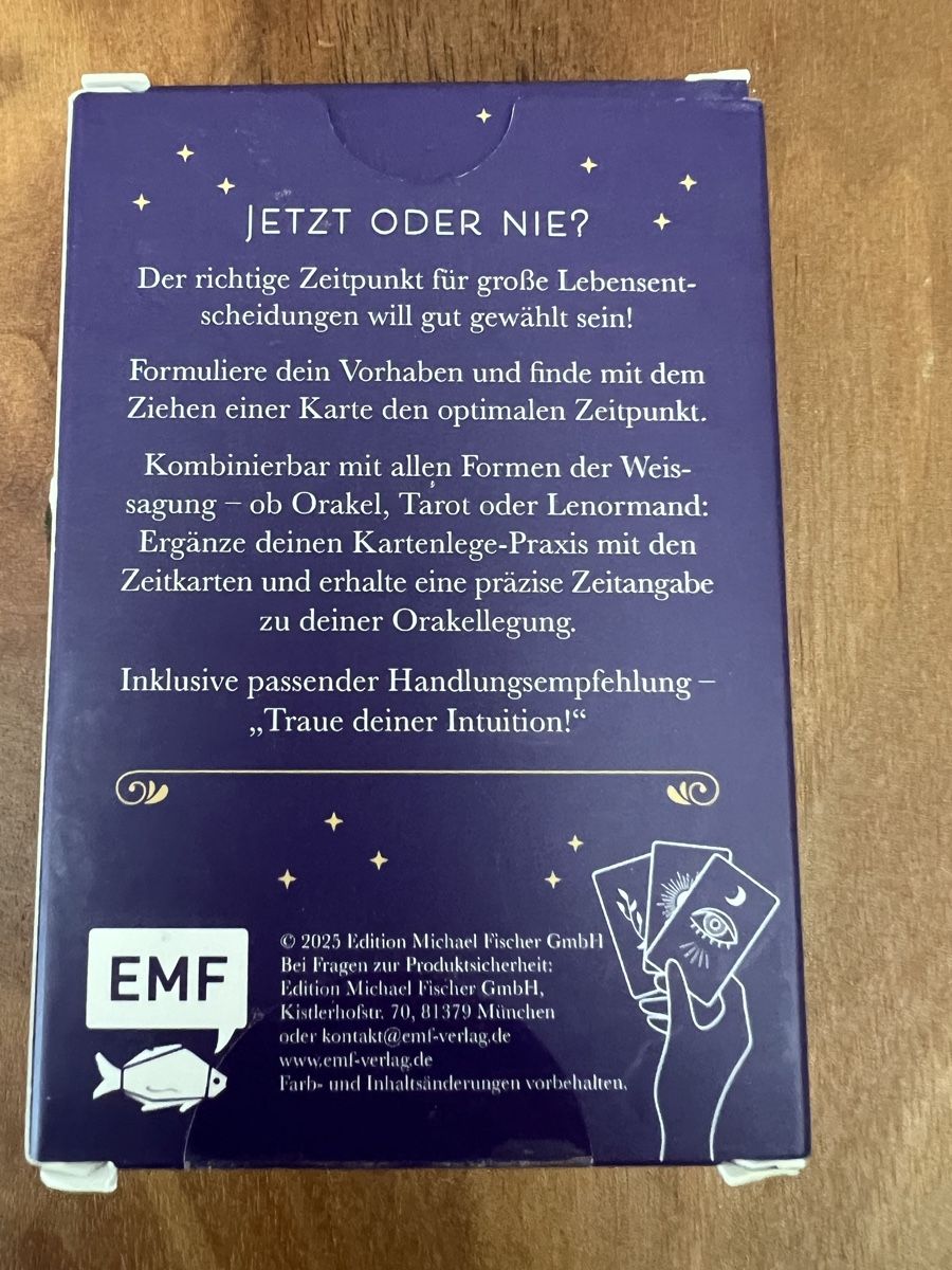 Karten: Tarot/ Zeitkarten 64 Karten neuwertig – Gebraucht aus Aarberg von Edelschungit 1
