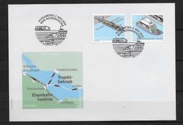 F1739 - FDC 150 ans ligne de mer