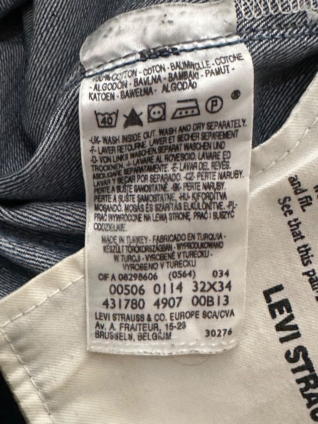 Levi's Jeans: Jeans LEVIS STRAUSS 506 Taille/Grosse W32 – Usato da Bern venduto da BrandVilla 5