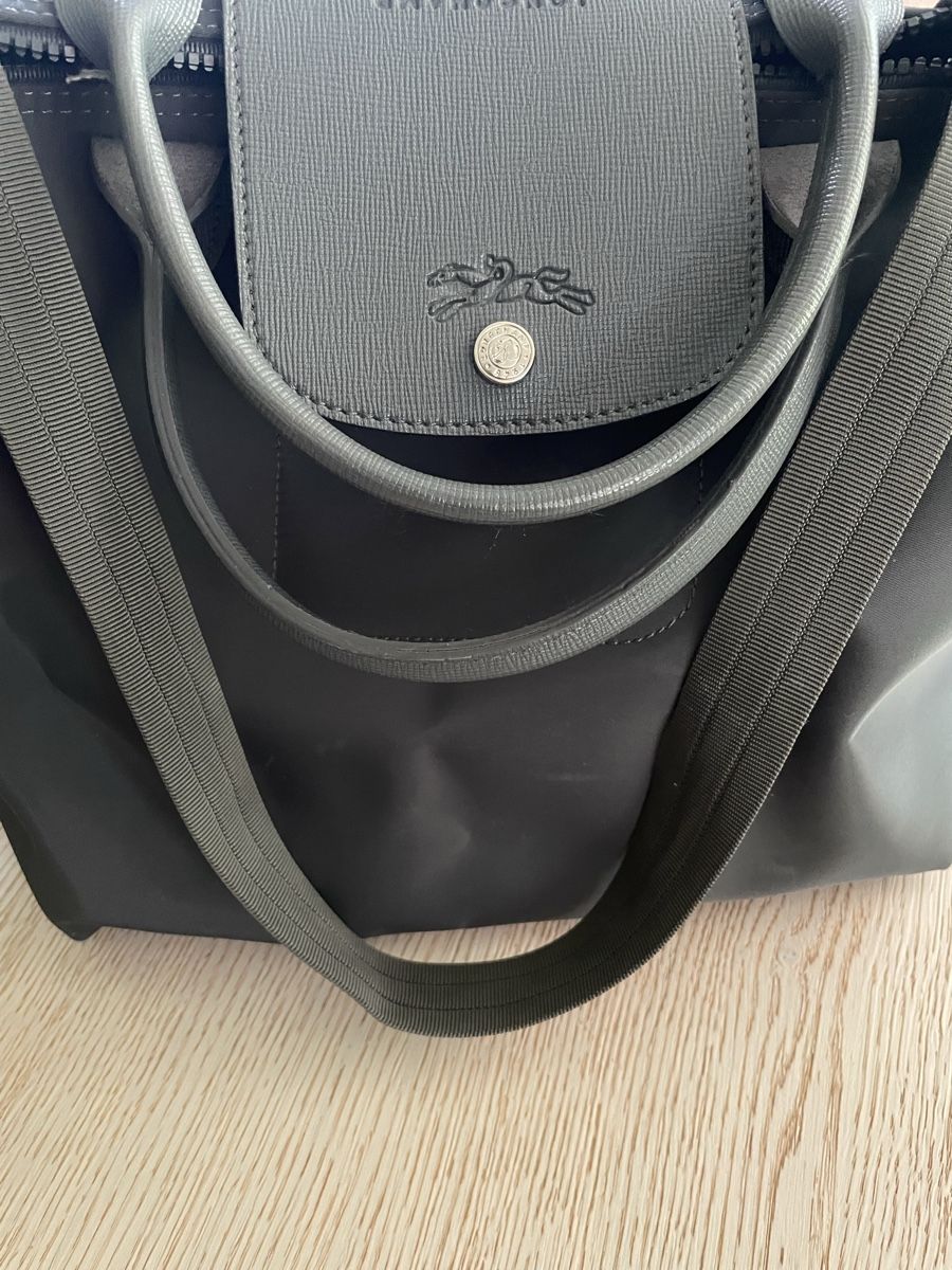 Longchamp Borse da donna: Longchamp Le Pliage Handtasche / Schultertasche grau – Nuovo (secondo la descrizione) da Heitenried venduto da Steffundsasch 4