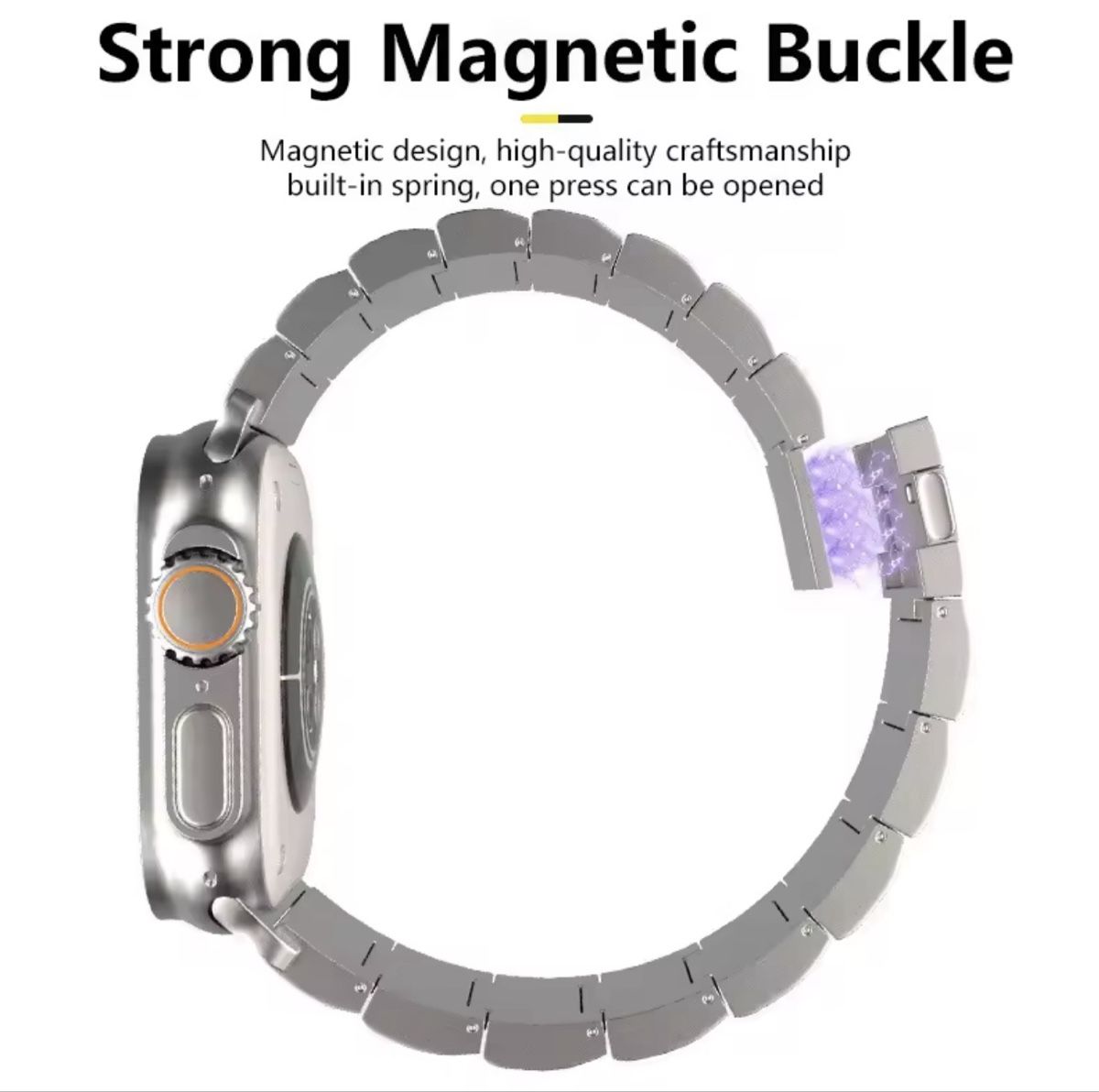 Bracciali & Braccialetti: Apple Watch Titanium Armband Black – Nuovo (secondo la descrizione) da Schlieren venduto da Kamacho 1