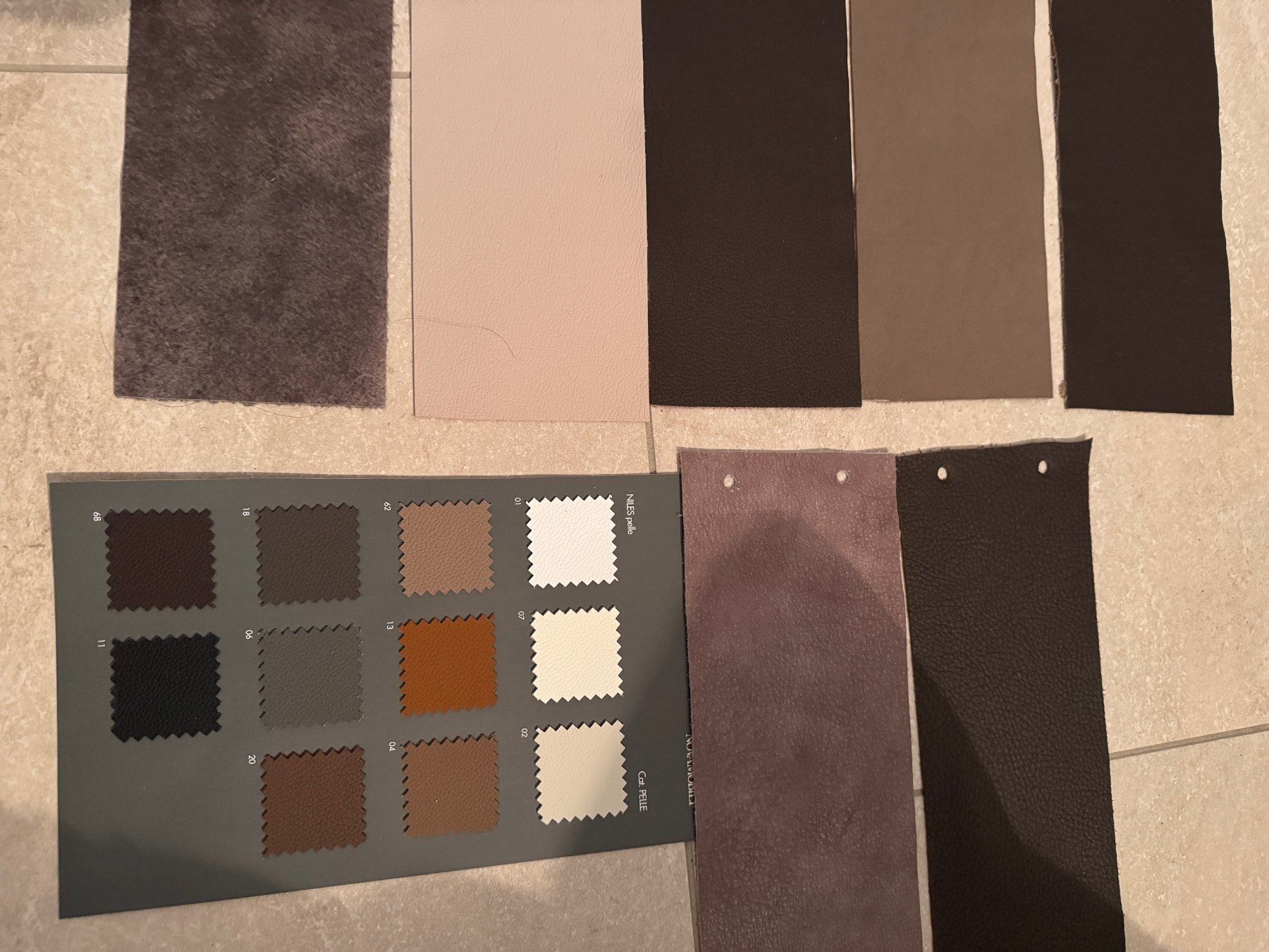 Stoffe: Leder, versch. Farben – Neu (gemäss Beschreibung) aus Baar von moritz1960 1
