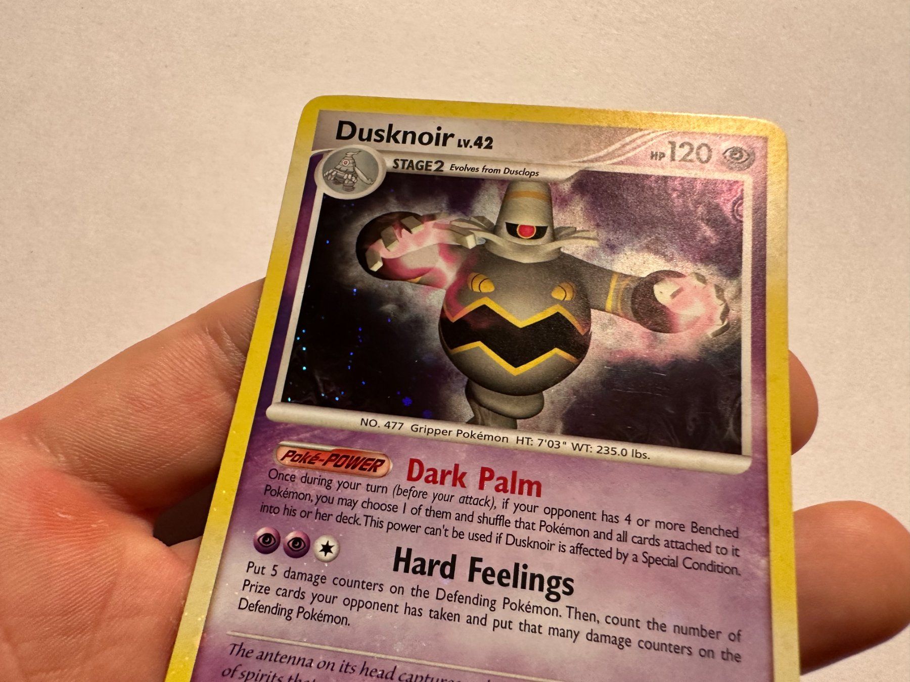 Pokémon Carte collezionabili: Dusknoir holo bleed Diamond & Pearl Base EN – Usato da Hagendorn venduto da Pokecollectorch 3