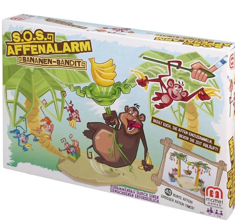 Mattel Jeux: S.O.S Affenalarm – D'occasion à Oppligen par ren_l9ll