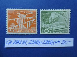 CH 1949 Nr. 298RM+299RM postfrisch **