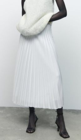 NEU - Zara Pleated Skirt / Plissee Jupe / Rock