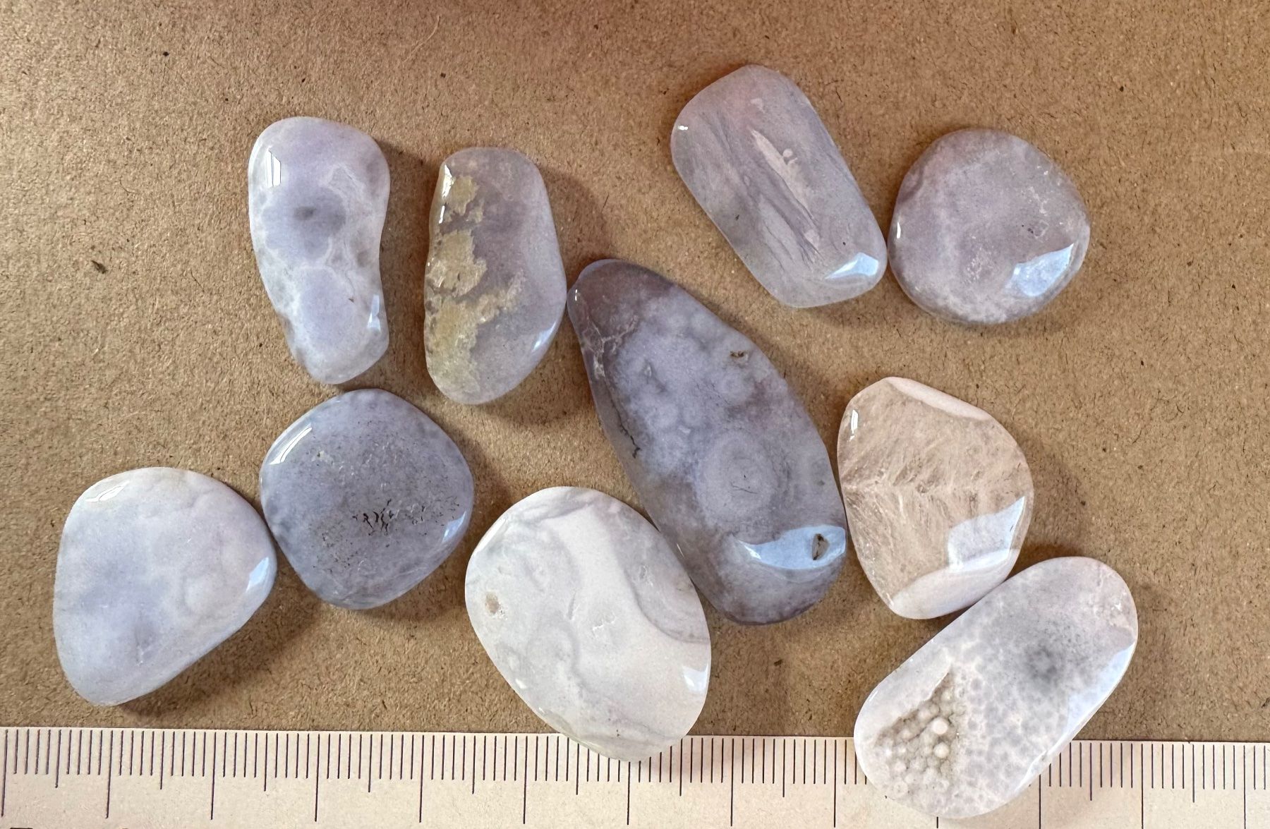 Minerali & Pietre curative: Calzedon.   top Sammlung.  schön poliert – Nuovo e nell'imballaggio originale da Leuggern venduto da gemshow 2