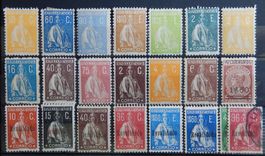 Portugal ex. Kat. 240-515 */gest. 1917/29 Kat. 267 Euro