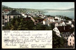 AK Thalweil, Teilansicht mit See