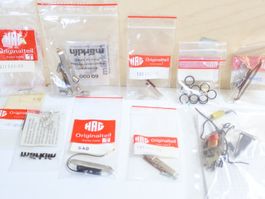 HAG/Märklin viele Schleifer/Glühbirnen/Haftreifen/... H0