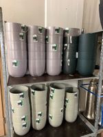 36x Töpfe Vase Kunststoff NEU! Deko Hochzei Floristik Event
