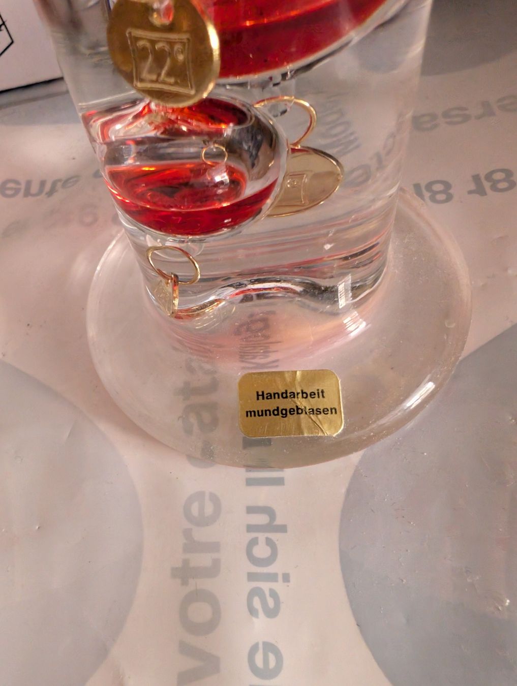 Sonstiges für Haushalt & Wohnen: Galileo-Thermometer  – Gebraucht aus Bern von berneroberlaenderin 2