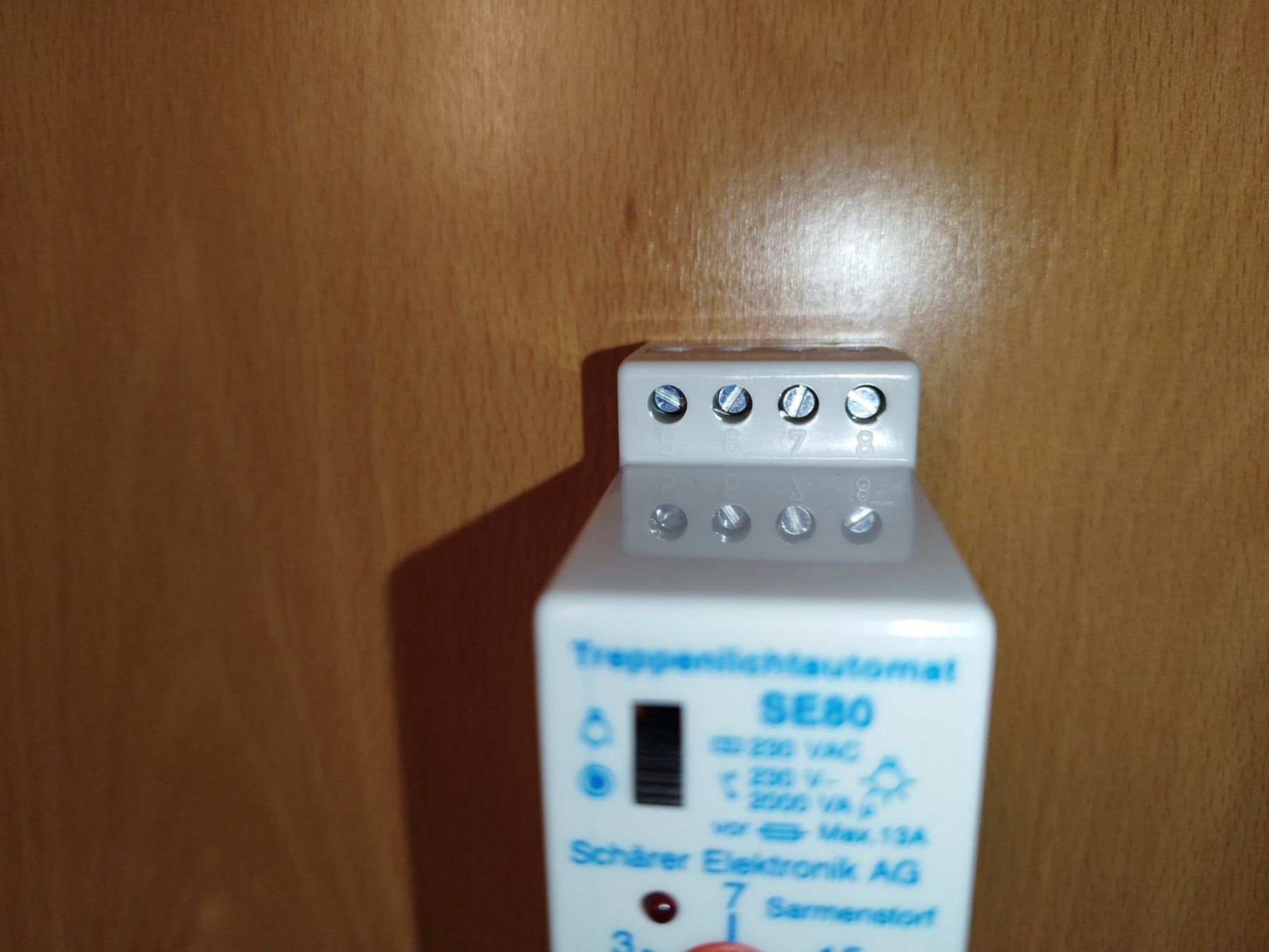 Schalter: Treppenhauslichtautomat Schärer SE80 – Gebraucht aus Volketswil von elservice 2